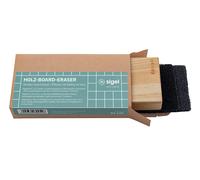 SIGEL BA120 Magnetic WhiteBoard / WhiteBoard eraser brush, wood, 13 x 6 cm, Beig