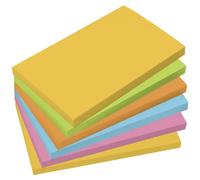 Sigel BA127 Nota adesiva, memo 125 mm x 75 mm Blu, Giallo, Verde, Arancione, R