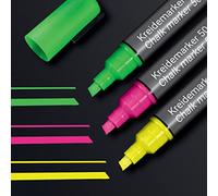 SIGEL BA182 Pannarelli a gesso liquido, Artverum, pink/verde/giallo, punta obliqua 1-5 mm , 3 pz