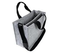 SIGEL BA408 Borsa Desk Sharing Classic M - feltro sintetico - grigio chiaro - 36 x 28 x 15 cm