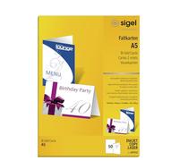 SIGEL Biglietti pieghevoli 14,80 x 21 cm