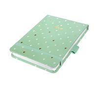 SIGEL JN396 Jolie Taccuino, Mint Love, quadretti tratteggiati (lineatura dot), 11 x 15,8 cm, copertina rigida, 158 pagine, verde menta
