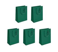 Sigel Borsa regalo GT501 media 23 x 17 cm opaca verde scuro 5 pezzi