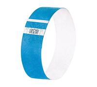 SIGEL EB211 Event Wristband, soft, 25.5 x 2.5 cm, neon Blue, 120 Pieces blue neo