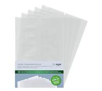 SIGEL Buste trasparenti a 4 facciate 23 x 31 cm - 5 pezzi