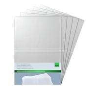 SIGEL Buste trasparenti doppie SM180/5 per cartelline portamenù A4 50 pz