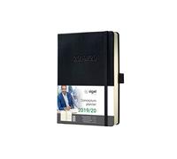 SIGEL C2002 Agenda Settimanale 18 mesi 2019/2020 Conceptum, Copertina Rigida, 10,8 x 15,1 cm, Nero