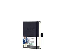 SIGEL C2102 Agenda settimanale 18 mesi 2020/2021 Conceptum, copertina rigida, 10,8 x 15,1 cm, nero