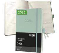 Sigel 2026 Conceptum Desktop Agenda Grande Paesaggio Copertina Rigida Nero