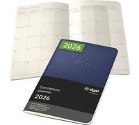 Sigel C2687 Calendario da tavolo Conceptum 2026 Softcover DIN A6 Blu scuro 1 p