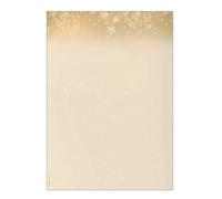 SIGEL DP633 - Carta natalizia "Golden Christmas Night", 90 g/m², formato A4, 25 fogli