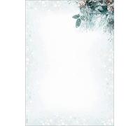 SIGEL DP424 Carta a tema natalizio Eucalyptus magic, 90 g/m², A4, 100 fogli
