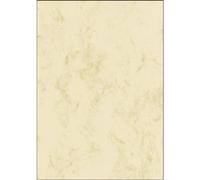 SIGEL DP397 Carta da Lettere / Carta marmorizzata, beige, A4, 200 g, 50 fogli