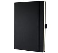 SIGEL CO116 Premium Notebook lined, A4+, hardcover, Black - Conceptum