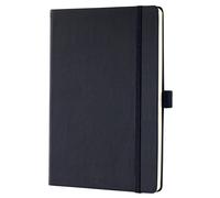 SIGEL CO121 Premium Notebook squaRed, A5, hardcover, Black - Conceptum black squ
