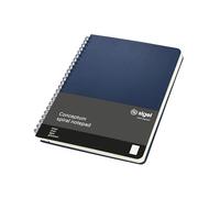 Sigel CO827 Blocco spiralato Conceptum - A5 - a righe - blu scuro - copertina rigida - 160 p. - certificazione PEFC