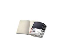 SIGEL CO864 Taccuino-quaderno Conceptum, copertina flessibile, 64 pagine a quadretti, circa A6, nero, 5 pz
