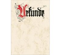 sigel Design-Papier, DIN A4, Motiv Urkunde Calligraphie