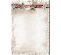 SIGEL DP052 Carta a tema natalizio / da lettere natale, Winter Chalet, A4, 90 g,