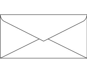 SIGEL DP061 Buste, 11 x 22 cm, 100 g/m², bianco, 50 unità