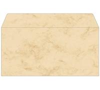SIGEL DP074 Buste, 11 x 22 cm, 90 g/m², marmo beige, 50 unità