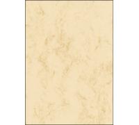 SIGEL DP181 Marbled Writing Paper, A4, 90 gsm double sided, Beige, 25 sheets 25