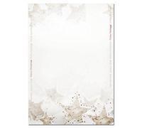 SIGEL DP250 25 fogli di carta da lettere a tema natalizio, formato A4, motivo: C