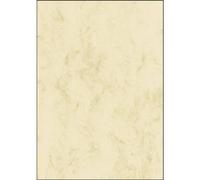 Sigel DP397 Carta con motivo decorativo marmorizzato DIN A4 200 g/m² Beige 50