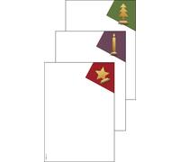 SIGEL DP410 Carta a tema natalizio "Cut-out style", 90 g/m², A4, 25 fogli