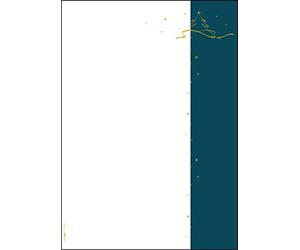 SIGEL DP413 Carta a tema natalizio "Christmas tree", 90 g/m², A4, 100 fogli