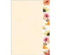 SIGEL DP788 Carta a tema / da lettera, Flowerstyle, A4, 90 g, 50 fg
