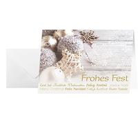 SIGEL DS034 Christmas Greeting Card "Christmas Feeling", A6 (A5), blank, 25 Piec