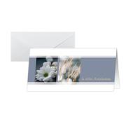 Sigel DS208 - Biglietto per condoglianze, formato DIN (105 x 210 mm), con busta, 10 pezzi