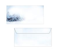 SIGEL DU081 Buste da lettere Natale, Blue Mystery, DL (110x220 mm), 50 pz