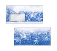 Sigel Du082 Buste Da Lettere Natale, Dl (110X220 Mm), Con Finestra, 25 Pz, Christmas Greetings - Buste