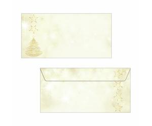 SIGEL DU083 Buste da lettere Natale, Graceful Christmas, DL (110x220 mm), 50 pz