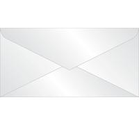 SIGEL DU130 Enveloppes, DL, 100 gsm, transparent, 25 Pieces DL (2/3 A4)