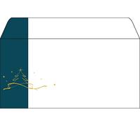 SIGEL DU254 Busta natalizia "Christmas tree", gommata, DL, 50 pezzi