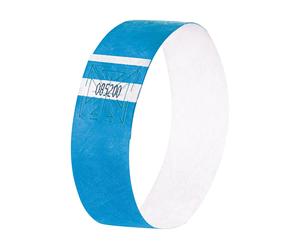 SIGEL EB211 Event Wristband, soft, 25.5 x 2.5 cm, neon Blue, 120 Pieces blue neo