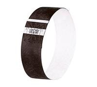 SIGEL EB215 Braccialetti d'identificazione Soft, nero, 120 pz