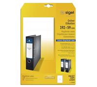 SIGEL Etichette per raccoglitori A4