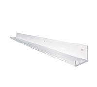 SIGEL GA110 Mensola portaquadri gallery, 100 cm, acrilico, transparente