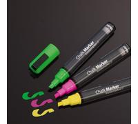 SIGEL GL182 Pannarelli a gesso liquido, Artverum, pink/verde/giallo, punta obliqua 1-5 mm , 3 pz