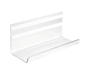 SIGEL GL199 Pen Tray, with adhesive strip, 17 cm, clear, acrylic