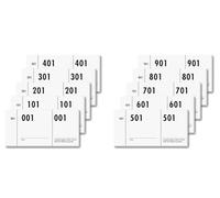 SIGEL GN110, 1000 bons (numerati 1-1000, 10,5 x 5 cm, colori non possibili)