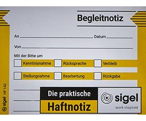 SIGEL HF142 - Foglietti adesivi, 100 x 75 mm, 50 fogli