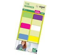 SIGEL HN203 Cavalierini, strong, robusto cavalierino di plastica, 25x38 mm, in colori diversi, 60 fg