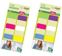 SIGEL HN203 Cavalierini, strong, robusto cavalierino di plastica, 25x38 mm, in colori diversi, 60 fg (Confezione da 2)