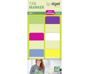 Sigel HN203 Marcatore adesivo Verde, Giallo, Rosa, Blu, Violetto, Bianco