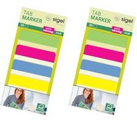 SIGEL HN204 Cavalierini, strong, robusto cavalierino di plastica, 50x38 mm, in colori diversi, 20 fg (Confezione da 2)